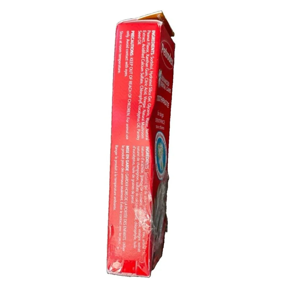 Petrodex Dog Natural Toothpaste Peanut Butter Flavor Tartar Control 2.5 oz